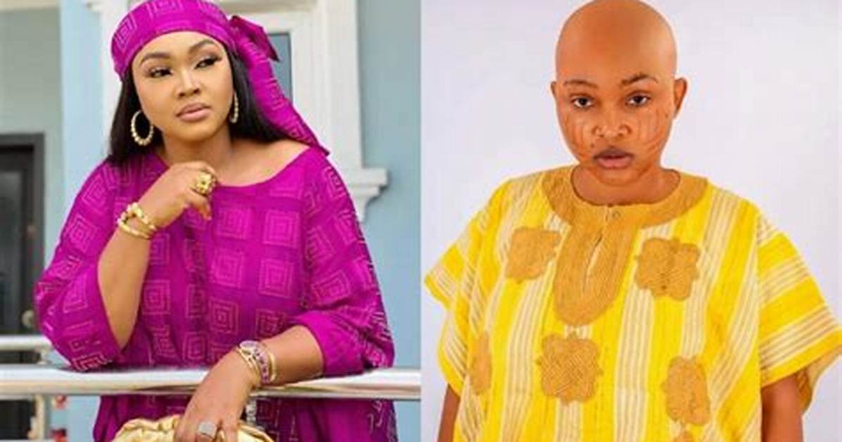 Actress Mercy Aigbe Causes Stir on Instagram as She Poses as a Man (Photos)