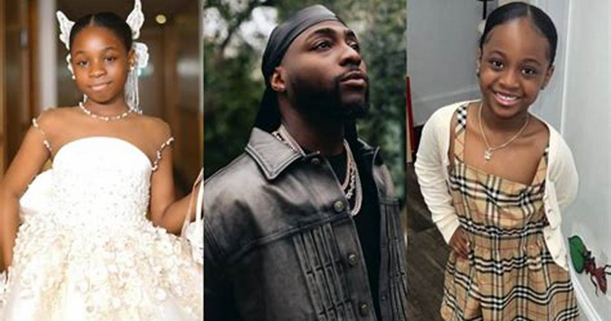 All Photos of Davido’s 4 Beautiful Children