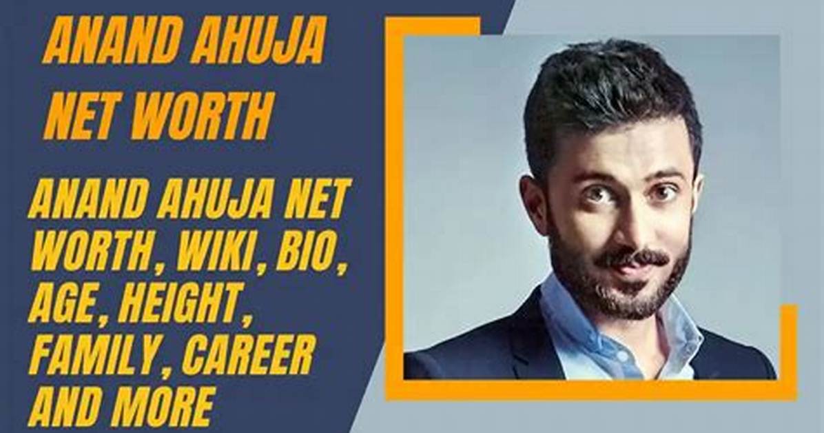 Anand Aravindakshan - Net Worth, Age, Height, Birthday, Bio, Wiki!