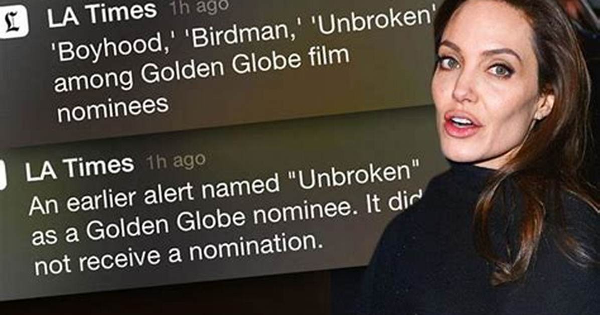 Angelina Jolie Heartbroken ‘Unbroken’ Snubbed at Golden Globe Awards 2015: Hurt Film Deemed Unworthy of Nomination!