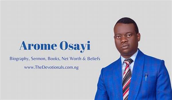 Arome Osayi: Sermon, Biography, Contact, Age, Net Worth, Books, Videos