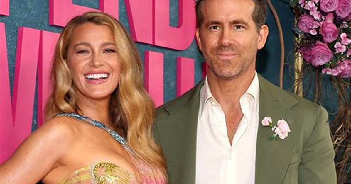 Blake Lively & Husband Ryan Reynolds Set to Welcome Baby No.3
