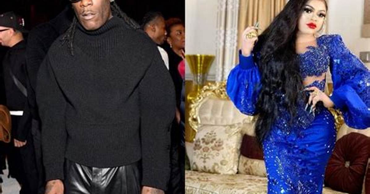 Bobrisky Drags 2Nd Most Followed on Snapchat with Burna Boy After Hitting 1 Million Subscribers