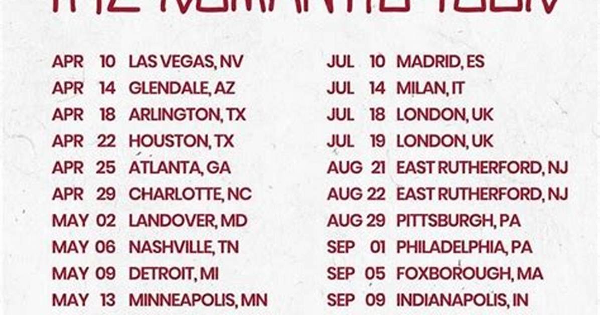 Bruno Mars Adds 2024 Tour Dates: How to Get Bruno Mars Presale Code Tickets?