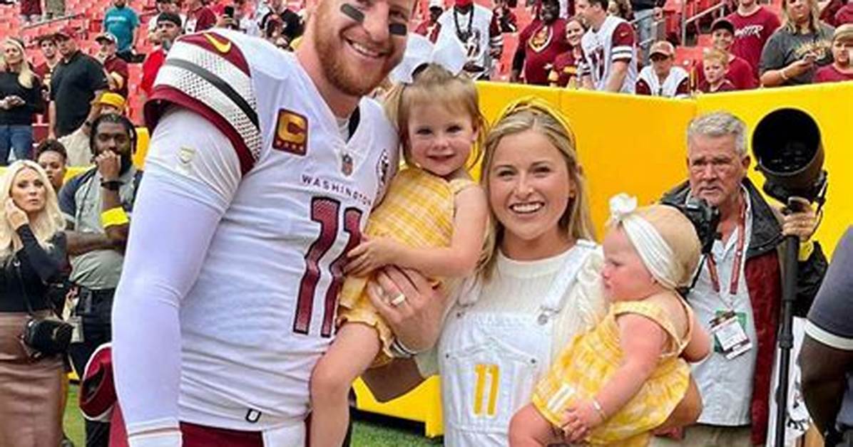 Carson Wentz Children: Meet Hadley and Hudson