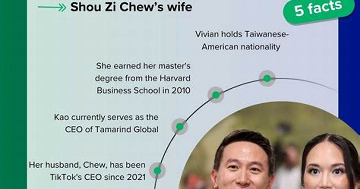 Chew Shou Zi Wife: Meet Vivian Kao
