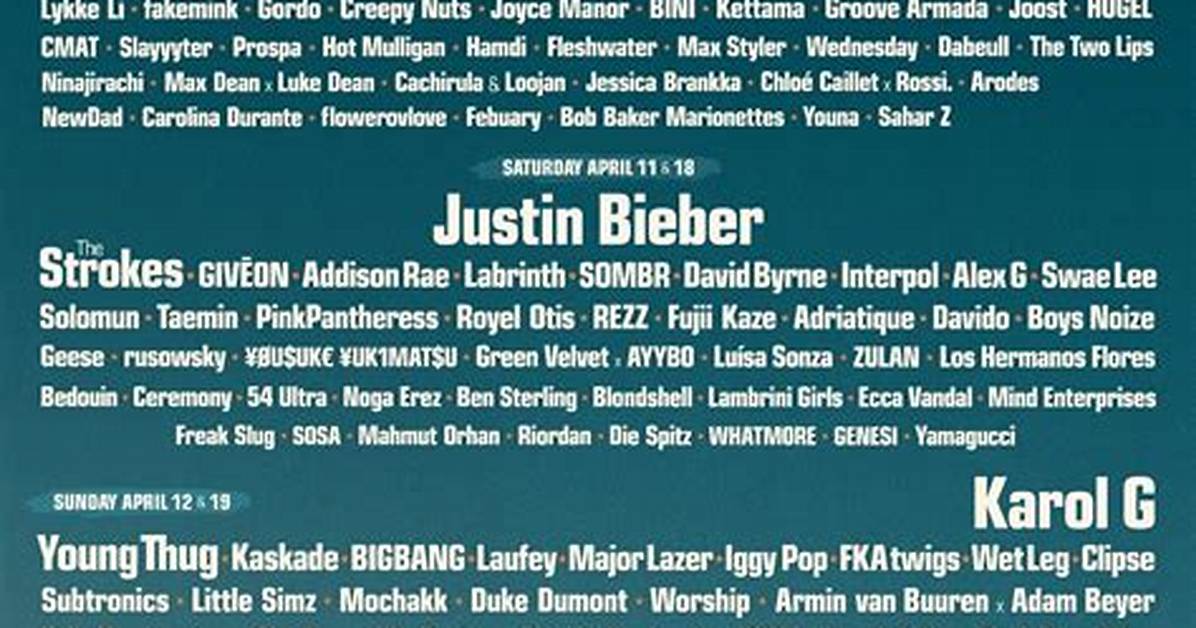 Coachella 2023 Lineup: Who Will Perform at Coachella 2023?