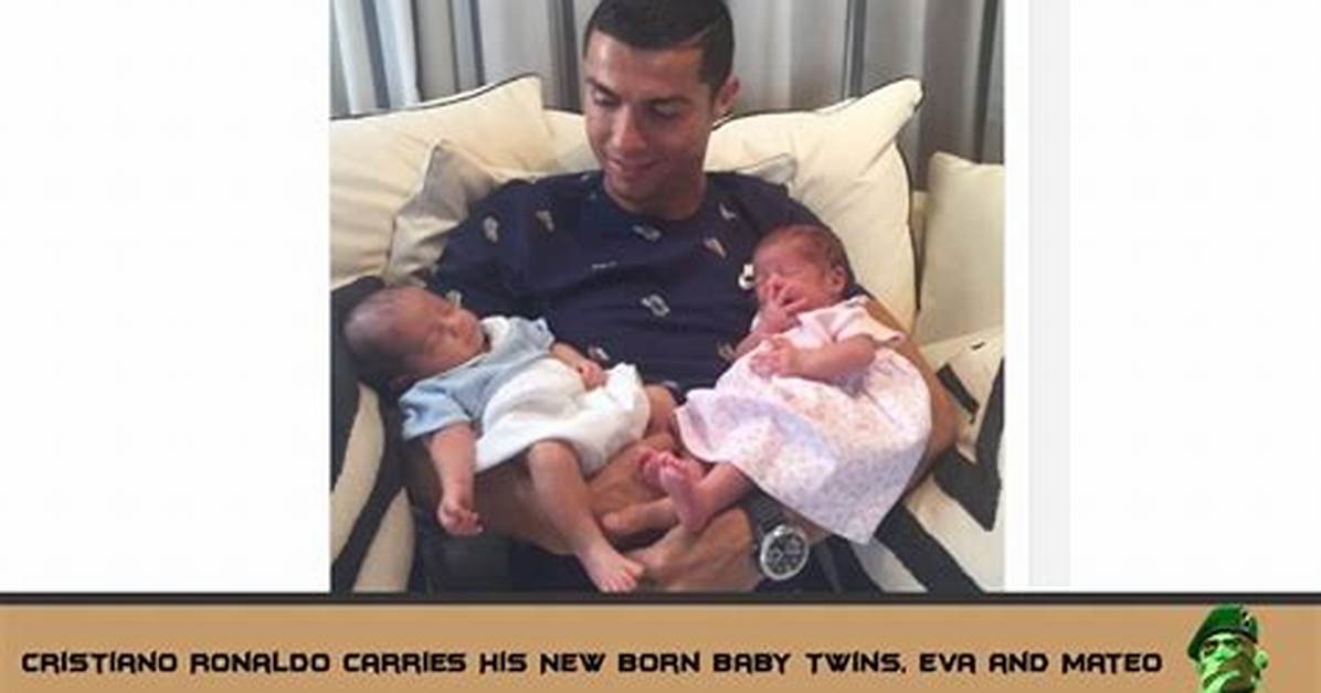 Cristiano Ronaldo Confirms Birth of Twin Sons