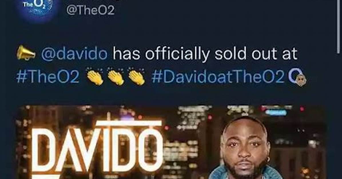 Davido Sells out Tickets in Toronto Ahead of His North American Tour