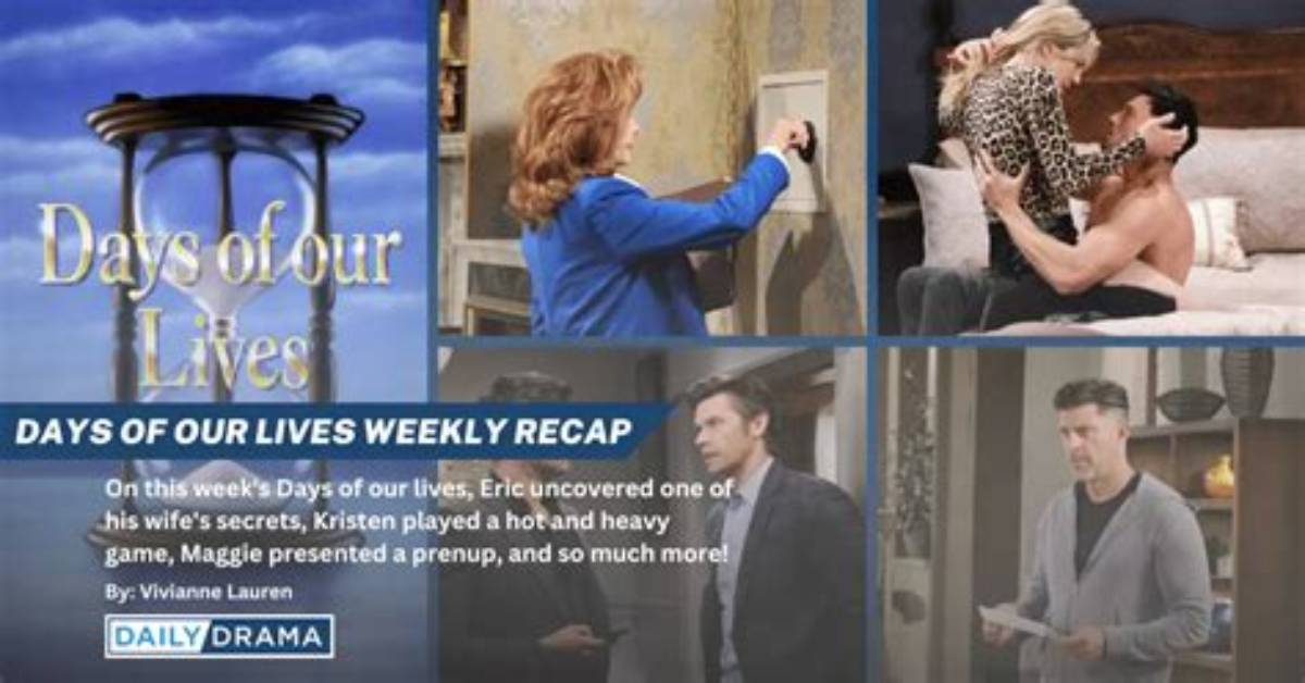 Days of Our Lives Recap: Thursday, April 25 – Kristen Lures Alex to Bedroom, Rachel Trick Leads to Real Night Together