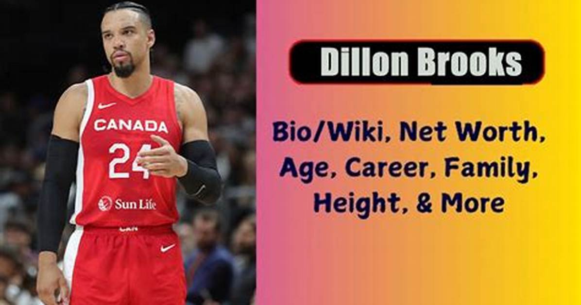 Dillon Brooks Net Worth, Age, Height