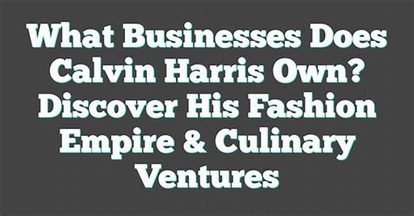 Discover Calvin Harris Other Business Ventures Aside from His Music Career