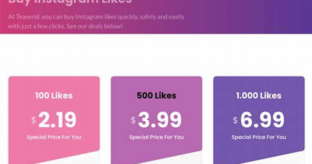 Do You Want to Buy Instagram Likes? Discover How