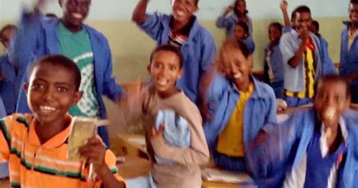 Ethiopian School Children Send Dave Grohl Birthday Wishes