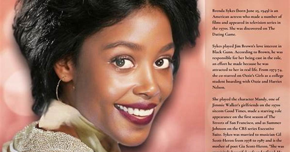 Fame | Brenda Sykes Net Worth and Salary Income Estimation Jan, 2024