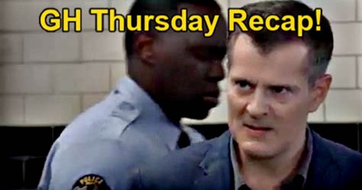 General Hospital Recap: Thursday, October 5 – Gladys Exits After Sonny’s Grim Threat – Dr. Montague Arrested