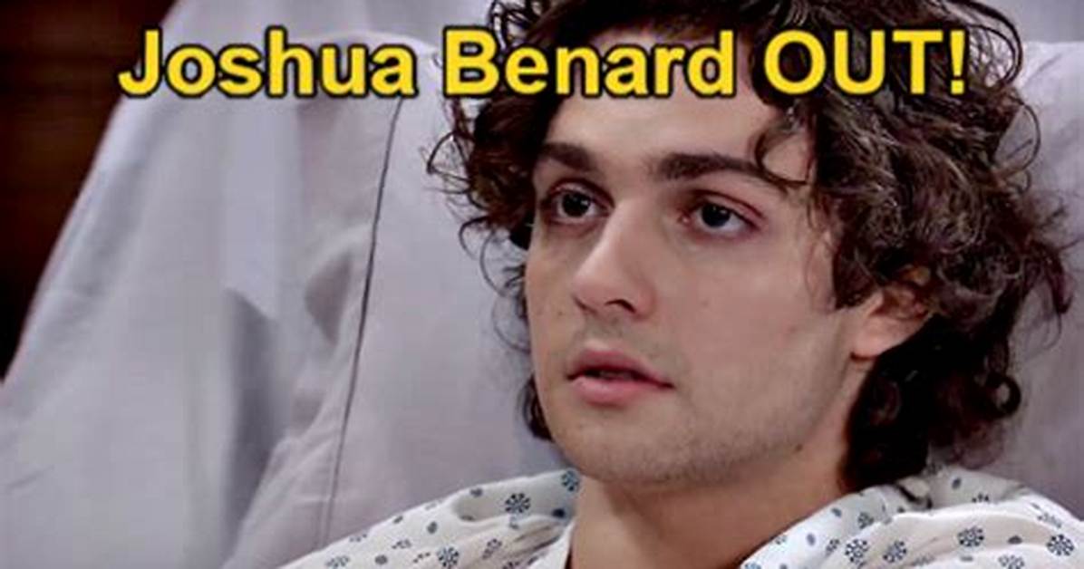 General Hospital Spoilers: Joshua Benard Exits Gh – Adam Wright’s Story Arc Over