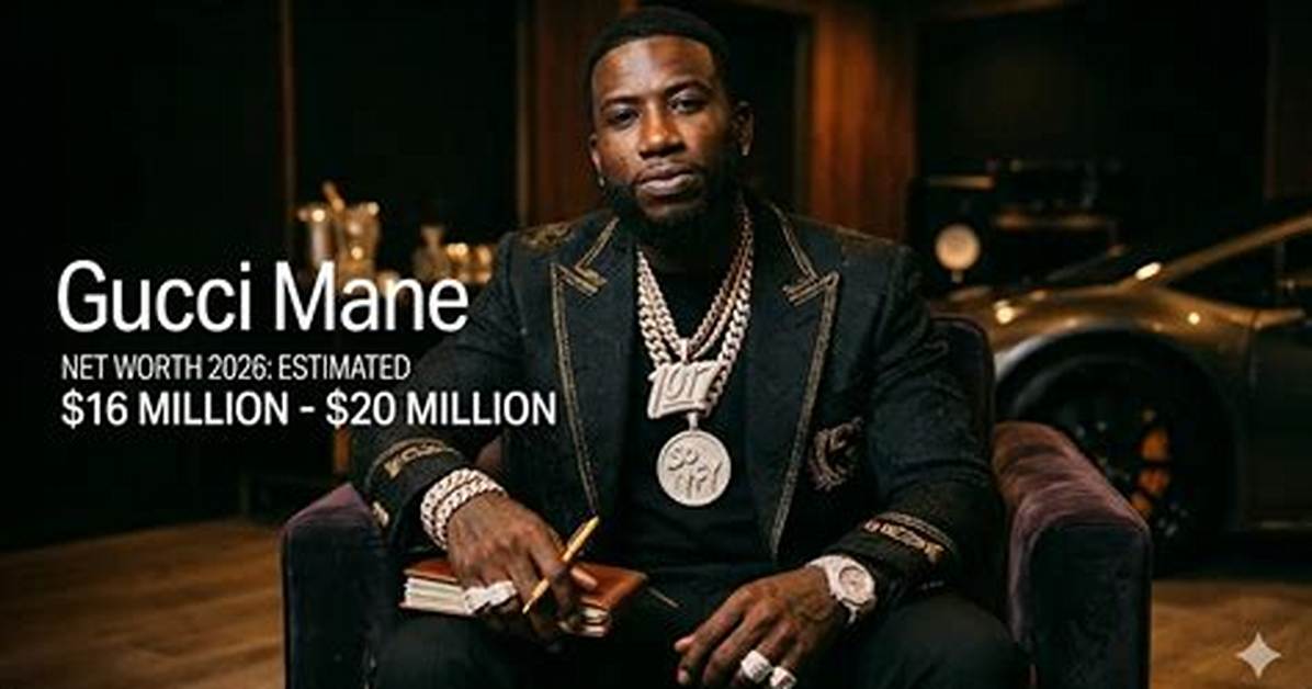 Gucci Mane Net Worth, Income and Estimated Earnings of Youtuber Channel
