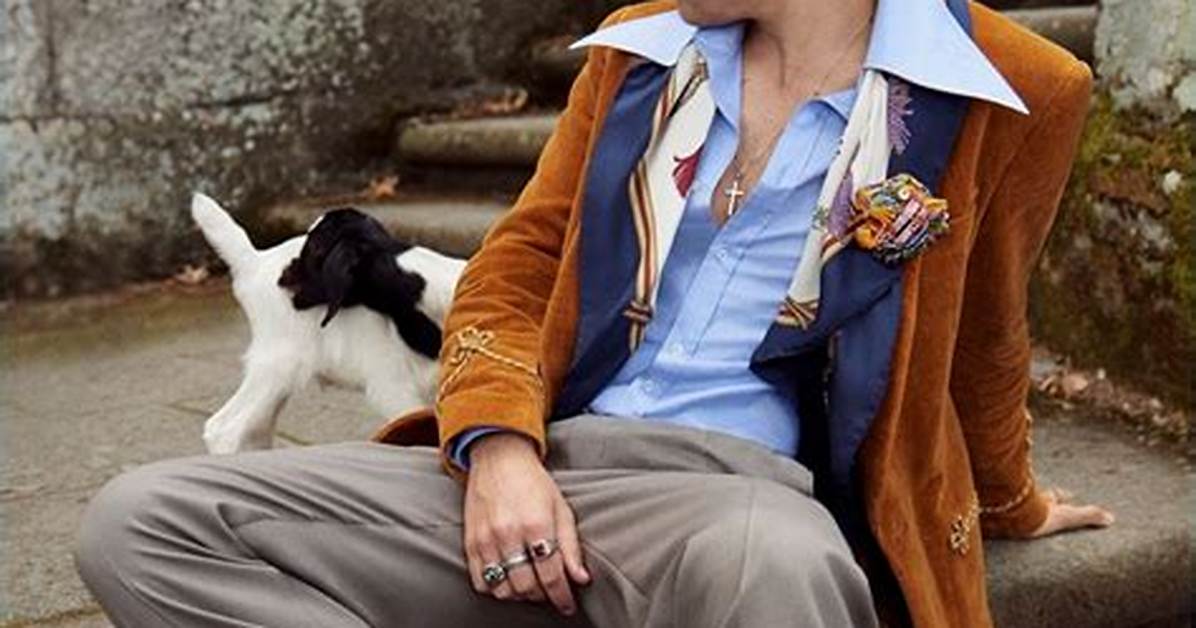 Harry Styles Models for Gucci's 2019 Cruise Campaign