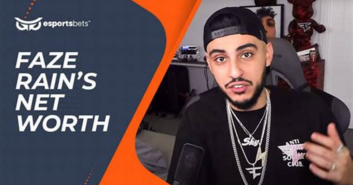 How Faze Rain Achieved His Net Worth Despite His Family Struggles