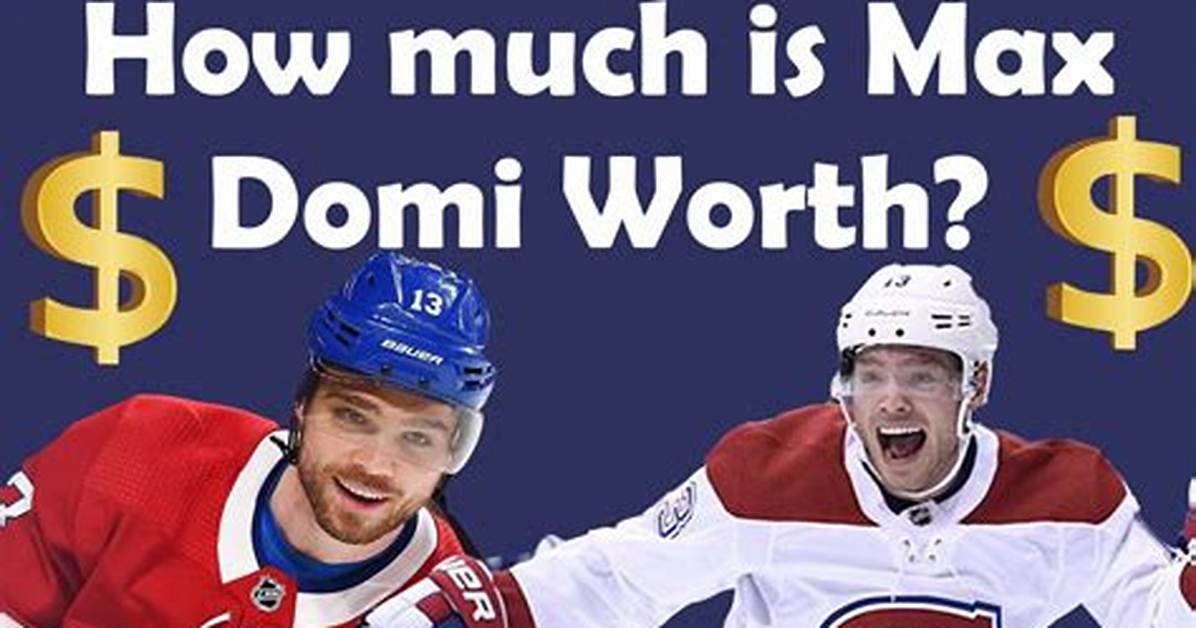 How Much Is Max Domi Worth?