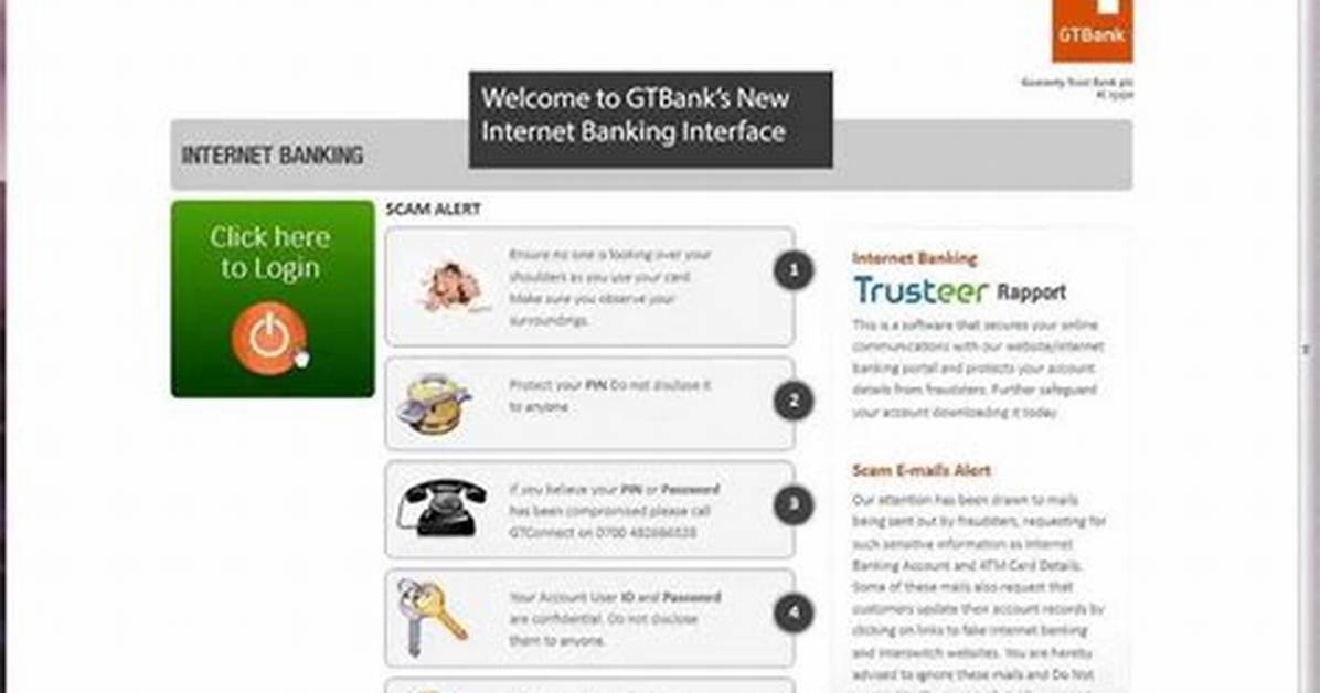 How to Use Gtbank Internet Banking