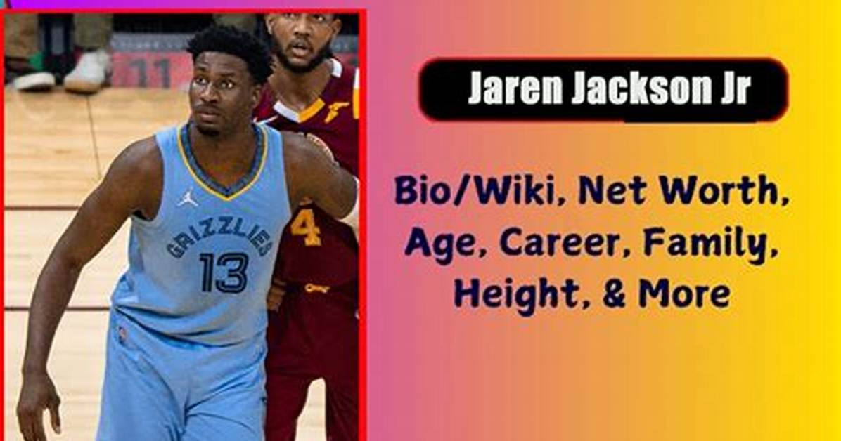 Jaren Jackson Jr Bio, Age, Parents, Height, Net Worth