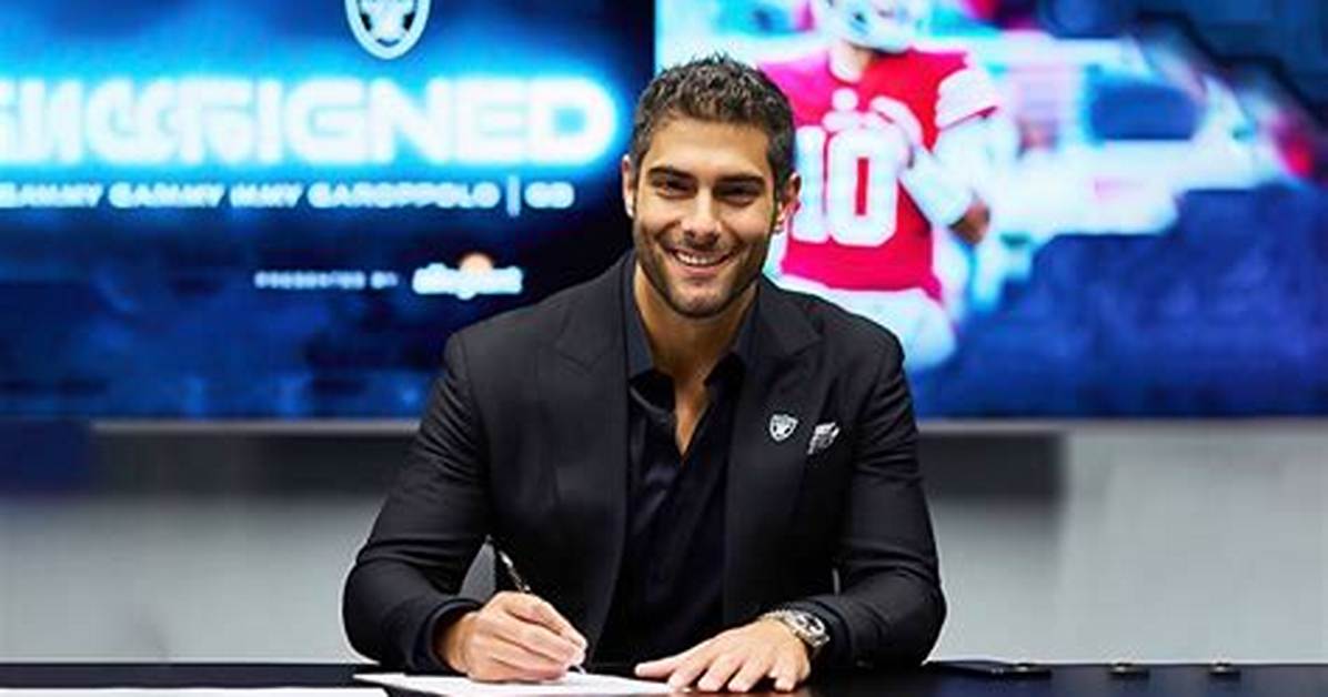 Jimmy Garoppolo Signed Largest Contract in Nfl