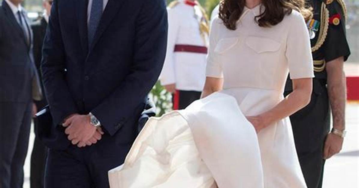 Kate Middleton Wardrobe Malfunction: Underwear and Bare Butt Exposed on India Trip – Queen Elizabeth Appalled