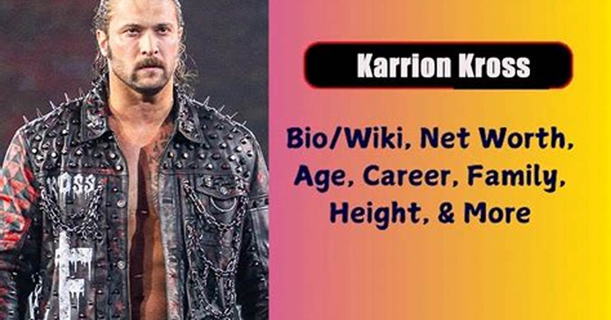 Killer Kross Net Worth, Age, Height, Bio, Birthday, Wiki!