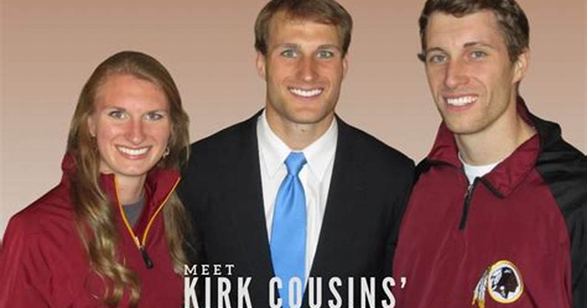 Kirk Cousins Siblings: Meet Kyle and Karalyne