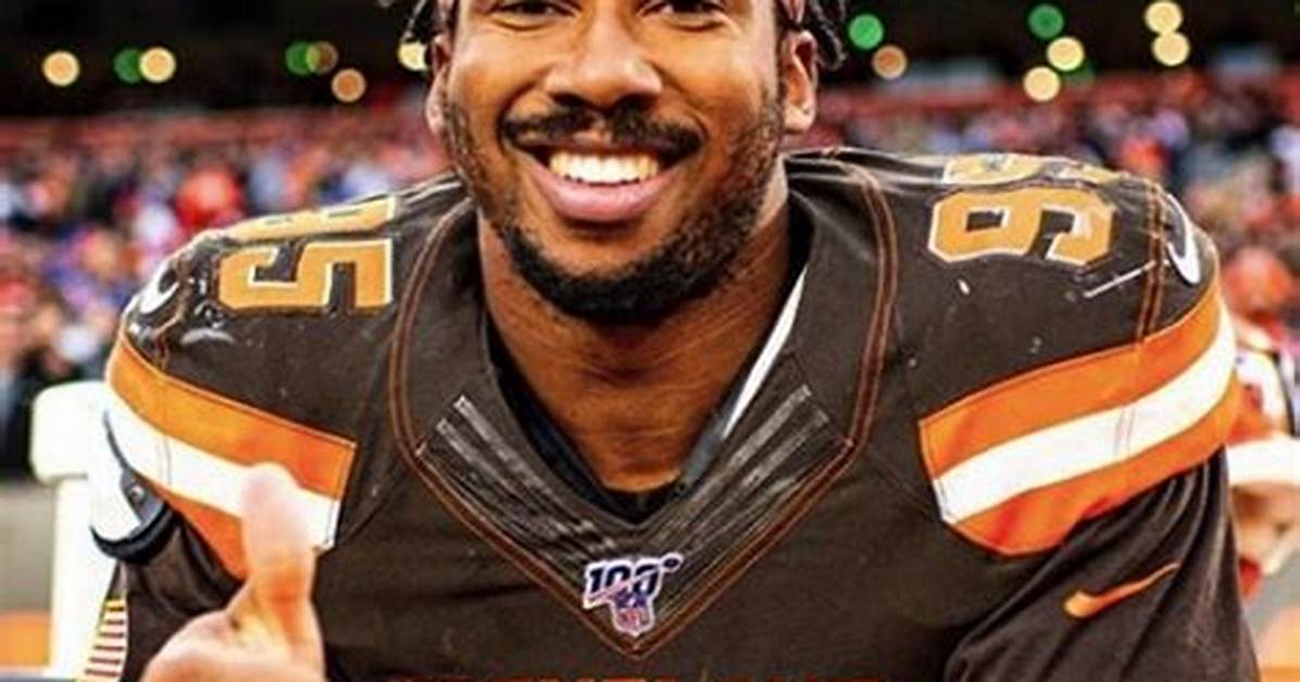 Know About Myles Garrett; Contract, Salary, Draft, Height, Age, Dating