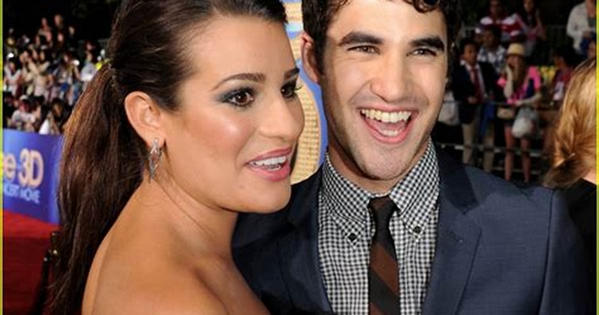 Lea Michele and Darren Criss Reunited and We're Getting All the 'Glee' Feels