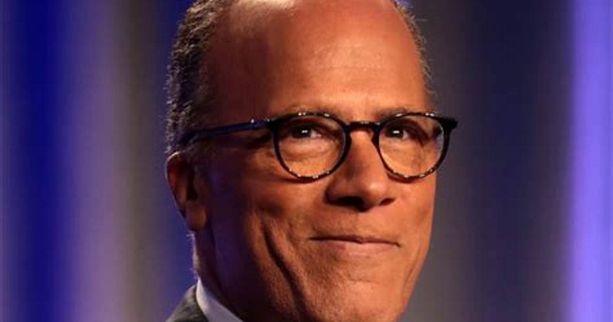 Lester Holt Net Worth 2024, Age, Height, Bio, Birthday, Wiki!