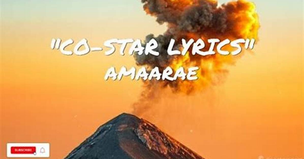 Lyrics: Amaarae – Co-Star