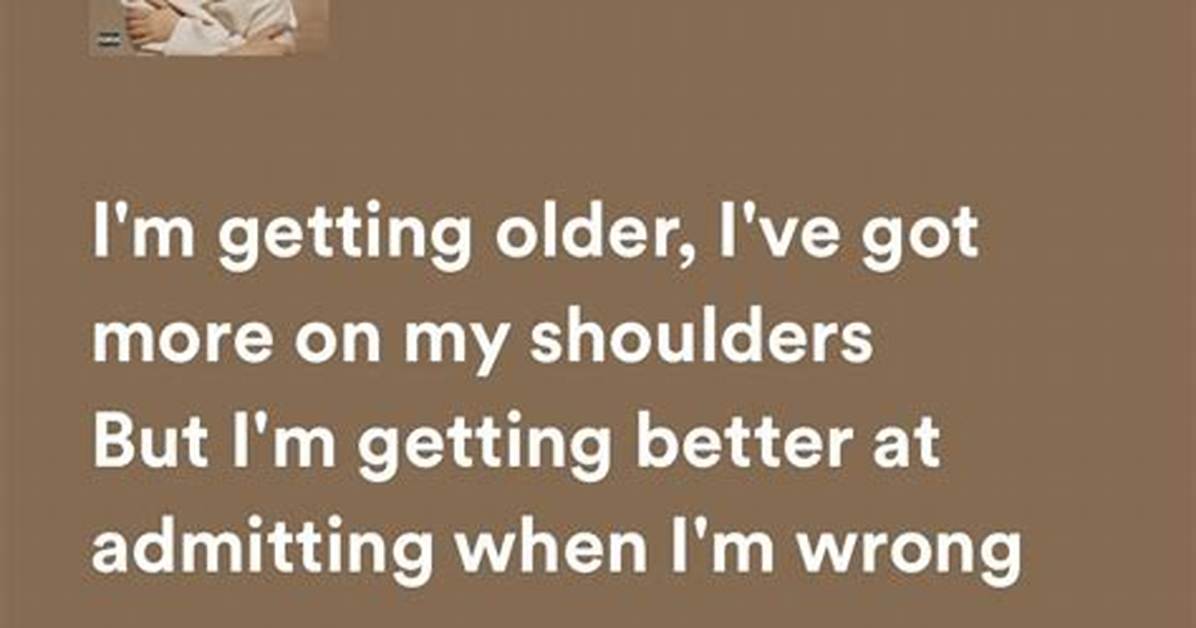 Lyrics: Billie Eilish – Getting Older