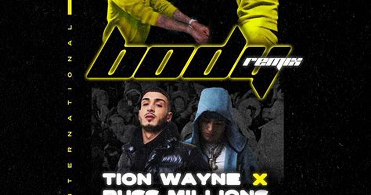 Lyrics: Russ Millions X Tion Wayne Ft Fivio Foreign X Buni (Smg) X Zt X E1 X Darkoo X Bugzy Malone X Arrdee – Body (Remix)