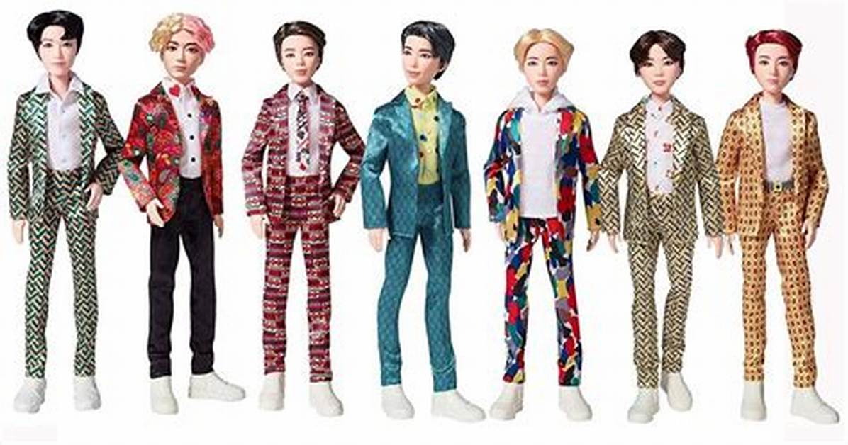 Mattel Unveils All 7 Bts Dolls Modeled After Group's 'Idol' Mv Looks