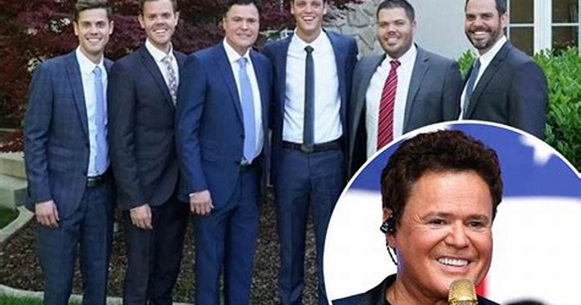 Meet Donny Osmond’s 5 Sons: Jeremy, Donald, Joshua, Christopher, and Brandon