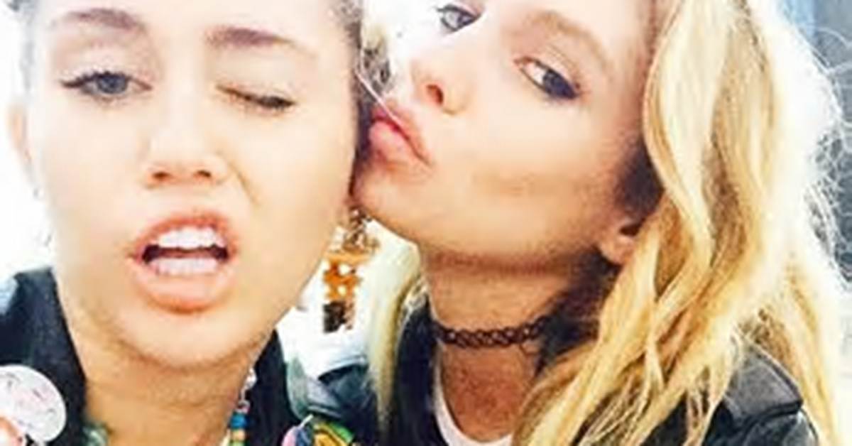Miley Cyrus and Stella Maxwell Enjoy Disneyland Hot Romantic Date!