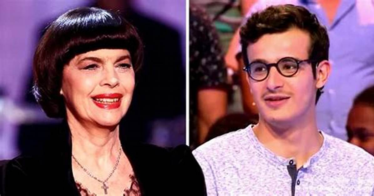 Mireille Mathieu Et Son Fils Adoptif