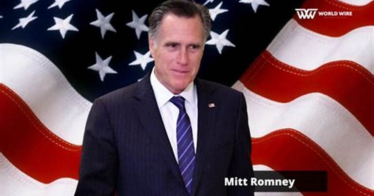 Mitt Romney Net Worth, Age, Height