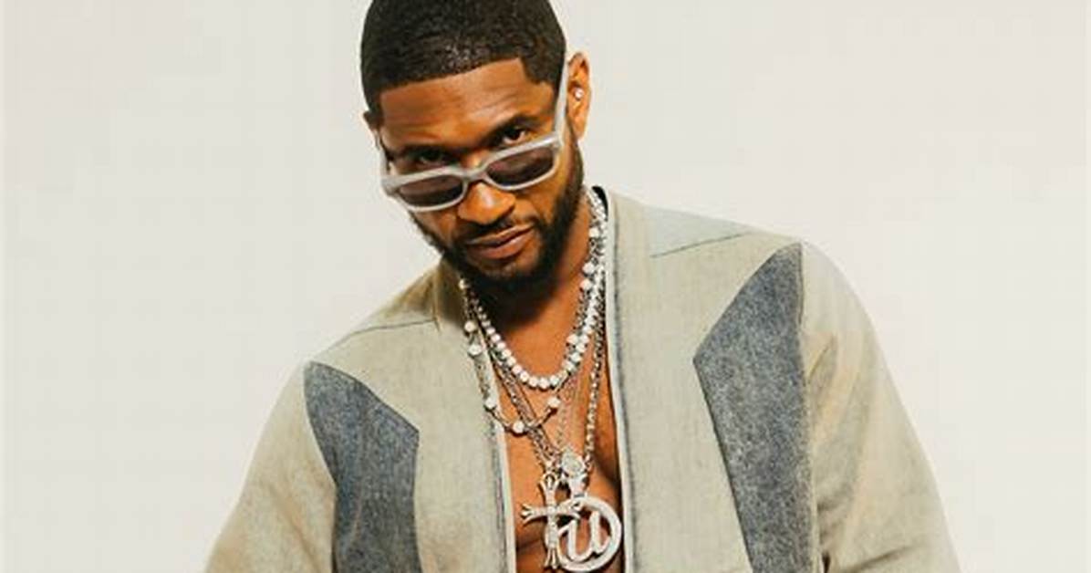 Moment Usher Brought out Oxlade on Stage to Perform “Ku Lo Sa” at Global Citizen Festival in Ghana (Video)