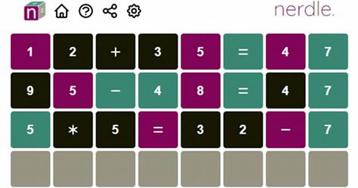 Nerdle as a Wordle Alternative: the New Number-Based Puzzle Game Trend