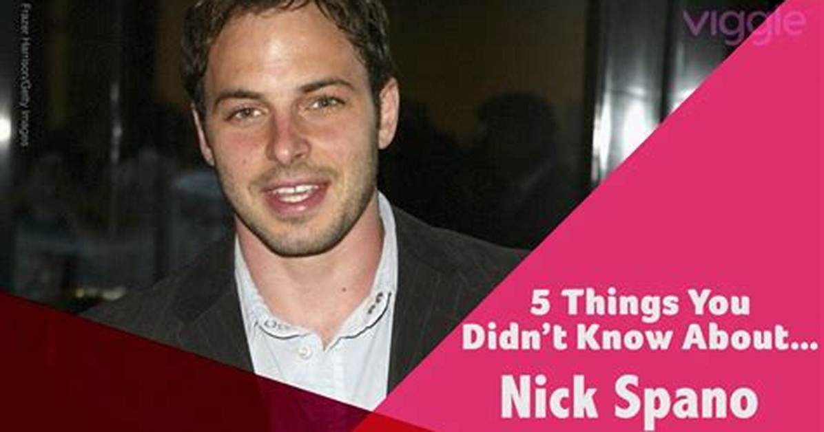 Nick Spano Net Worth 2024, Age, Height, Bio, Birthday, Wiki!