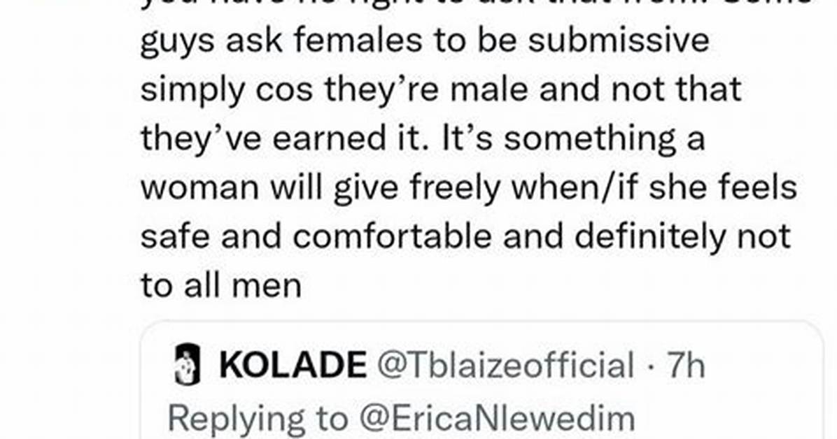 “Only Love Can Make Me Submissive”-Bbnaija’s Erica Nlewedim Says