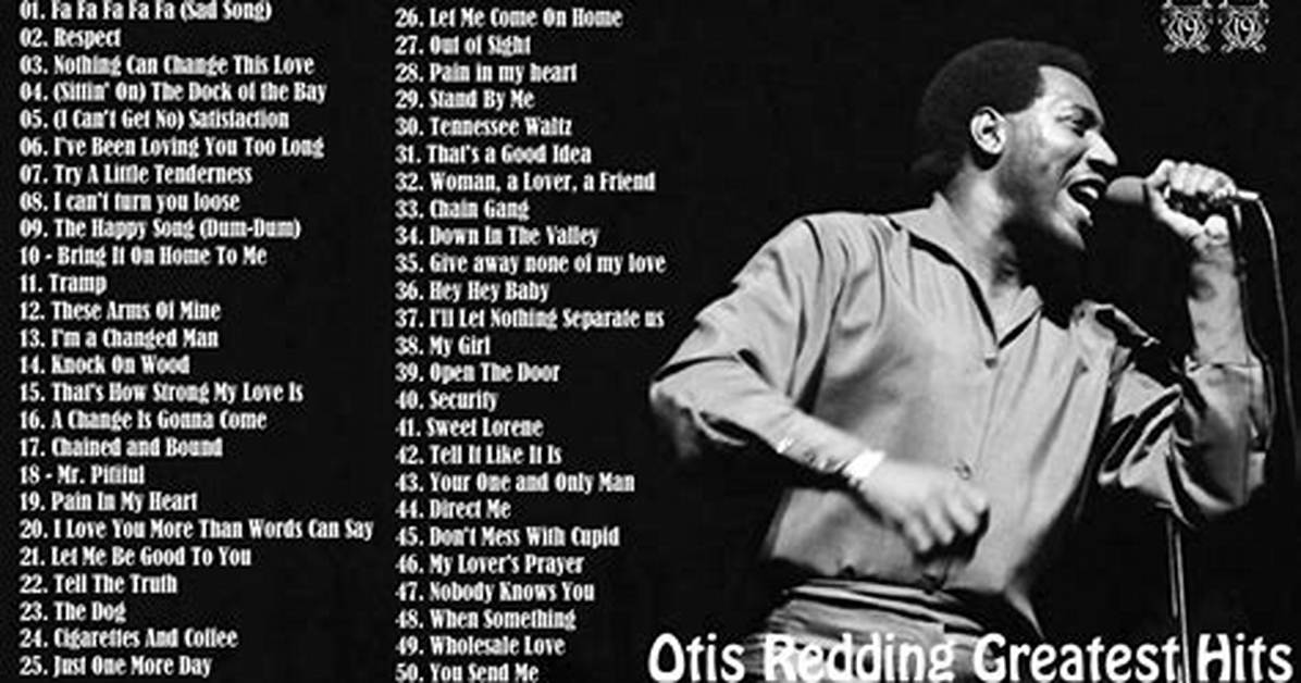 Otis Redding Top Songs and Awards
