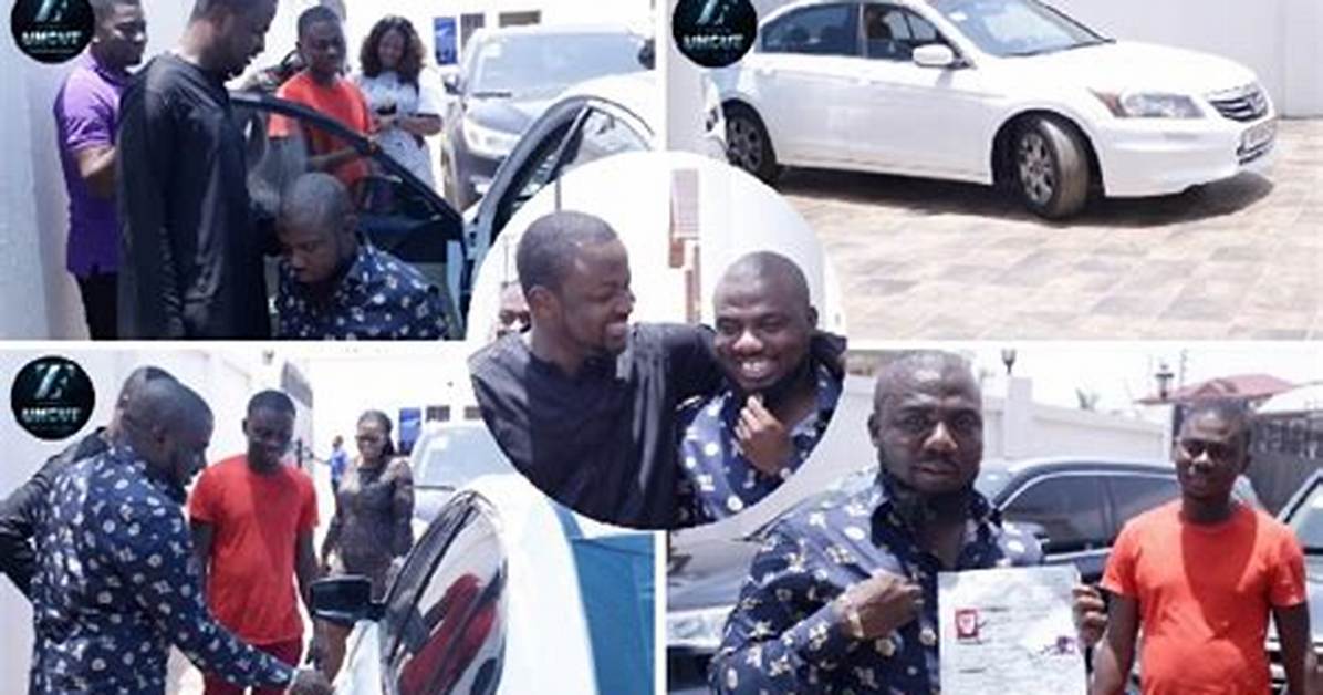 Pastor Brian Amoateng Gifts Car to Gospel Musician Who Uses Trotro for His Activities