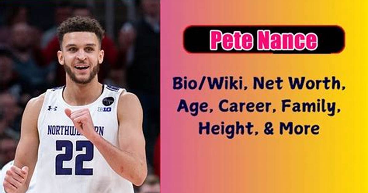 Pete Nance Net Worth 2024, Age, Height, Bio, Birthday, Wiki!