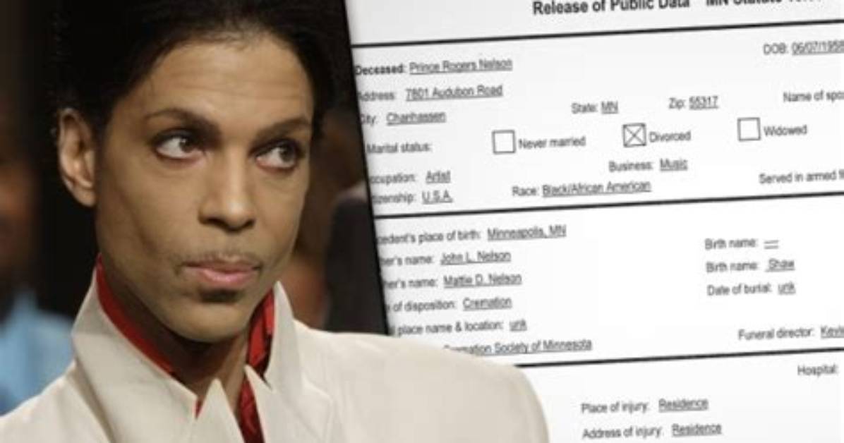Prince's Cause of Death Revealed